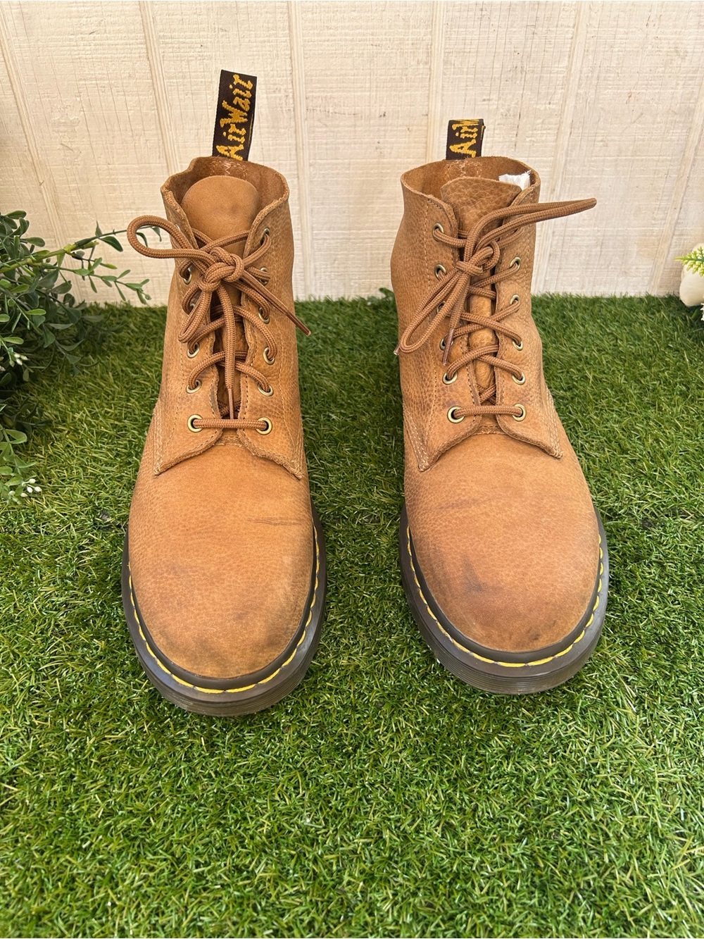 Dr. Martens 1460 Nubuck Boots DR. MARTENS
Men size 11women 12 gently used - Picture 13 of 16